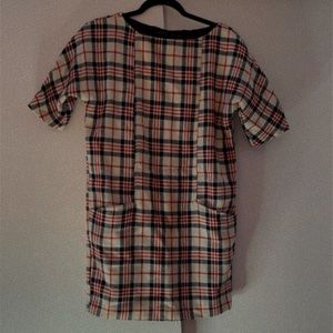 Plaid Zara dress